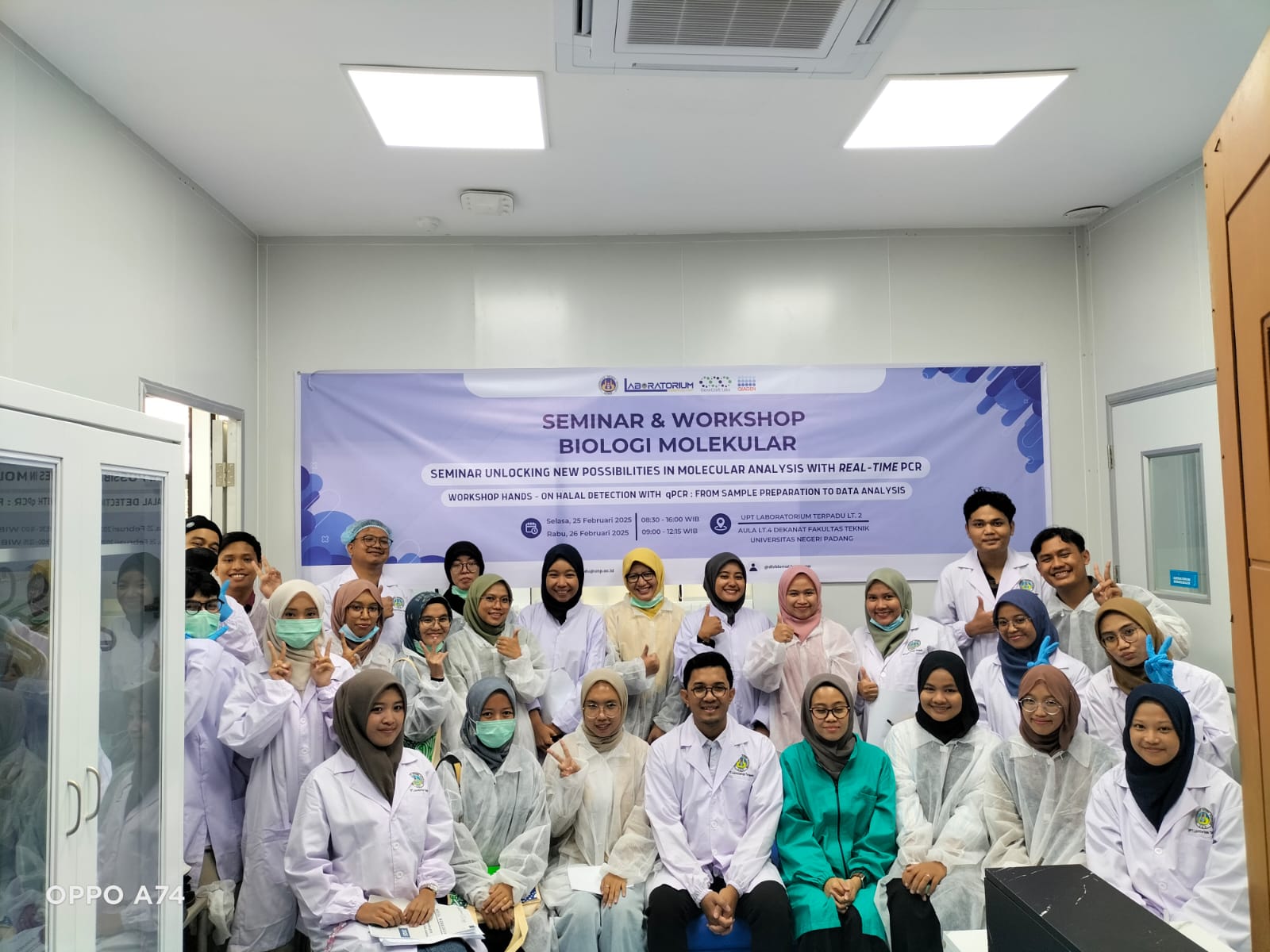 Seminar Unlocking New Possibilities in Moleculer Analysis with Real Time PCR & Workshop Hands On Halal Detection with qPCR